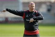 23 April 2015; Ulster head coach Neil Doak during the captain's run. Kingspan Stadium, Ravenhill Park, Belfast, Co. Antrim. Picture credit: Oliver McVeigh / SPORTSFILE