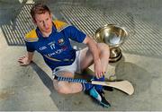 23 April 2015; In attendance at the launch of the Christy Ring, Nicky Rackard and Lory Meagher Cups 2015 is Martin Coyle, captain of Longford and 2014 Lory Meagher champions. Croke Park, Dublin. Picture credit: Brendan Moran / SPORTSFILE