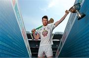 23 April 2015; In attendance at the launch of the Christy Ring, Nicky Rackard and Lory Meagher Cups 2015 is Eanna Ó NÃ©ill, captain of Kildare and 2014 Christy Ring Cup champions. Croke Park, Dublin. Picture credit: Brendan Moran / SPORTSFILE