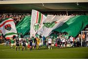 24 April 2015; A general view of Turners Cross, as the two teams of Cork City and  Dundalk walk out for the start of the game. SSE Airtricity League Premier Division, Cork City v Dundalk. Turners Cross, Cork. Picture credit: David Maher / SPORTSFILE