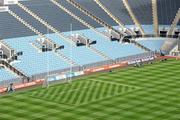 18 May 2008; A general view of Croke Park featuring the seated Hill 16 and showing the recently revamped pitch. GAA Football Leinster Senior Championship 1st Round, Kildare v Wicklow, Croke Park, Dublin. Picture credit: Ray McManus / SPORTSFILE