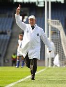 18 May 2008; Umpire Johnny Marlowe, from Longford, signals a '45' after the ball had crossed the line. GAA Football Leinster Senior Championship 1st Round, Kildare v Wicklow, Croke Park, Dublin. Picture credit: Ray McManus / SPORTSFILE