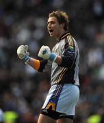 18 May 2008; Wicklow goalkeeper Mervyn Travers celebrates victory. GAA Football Leinster Senior Championship 1st Round, Kildare v Wicklow, Croke Park, Dublin. Picture credit: Ray McManus / SPORTSFILE