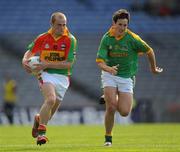 18 May 2008; Bryan Carbery, Carlow, in action against Eoin Harrington, Meath. GAA Football Leinster Senior Championship 1st Round, Meath v Carlow, Croke Park, Dublin. Picture credit: Ray McManus / SPORTSFILE