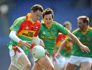 18 May 2008; Brian Murphy, Carlow, in action against Eoin Harrington, Meath. GAA Football Leinster Senior Championship 1st Round, Meath v Carlow, Croke Park, Dublin. Picture credit: Ray McManus / SPORTSFILE