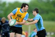 21 May 2008; Shane Horgan in action against Frank Murphy during Ireland rugby squad training. University of Limerick. Picture credit: Matt Browne / SPORTSFILE
