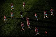 9 April 2015; Cork players ahead of the game. EirGrid Munster U21 Football Championship Final, Tipperary v Cork. Semple Stadium, Thurles, Co. Tipperary. Picture credit: Stephen McCarthy / SPORTSFILE