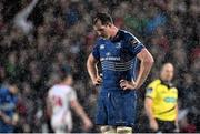 24 April 2015; Devin Toner, Leinster, following his side's defeat. Guinness PRO12, Round 20, Ulster v Leinster. Kingspan Stadium, Ravenhill Park, Belfast. Picture credit: Ramsey Cardy / SPORTSFILE