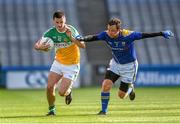 25 April 2015; Eoin Carroll, Offaly, in action against Enda Williams, Longford. Allianz Football League, Division 4, Final, Longford v Offaly. Croke Park, Dublin. Photo by Sportsfile