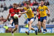 26 April 2015; Caolan Mooney, Down, in action against Conor Daly, Roscommon. Allianz Football League, Division 2, Final, Down v Roscommon. Croke Park, Dublin. Picture credit: Cody Glenn / SPORTSFILE