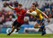 26 April 2015; Donal O'Hare, Down, in action against David Murray, Roscommon. Allianz Football League, Division 2, Final, Down v Roscommon. Croke Park, Dublin. Picture credit: Cody Glenn / SPORTSFILE