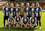 26 April 2015; The Raheny United team. Continental Tyres Women's National League Cup Final, Peamount United v Raheny United. Tolka Park, Dublin. Picture credit: David Maher / SPORTSFILE