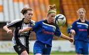 26 April 2015; Linda Douglas, Peamount United, in action against Lauren Dwyer, Raheny United. Continental Tyres Women's National League Cup Final, Peamount United v Raheny United. Tolka Park, Dublin. Picture credit: David Maher / SPORTSFILE