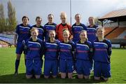 26 April 2015; Peamount United pose for a pre-match team photo. Continental Tyres Women's National League cup final in Tolka Park, Drumcondra. Tolka Park, Dublin. Picture credit: Sam Barnes / SPORTSFILE