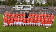 26 April 2015; The Armagh team. TESCO HomeGrown Ladies National Football League, Division 2, Semi-Final, Armagh v Cavan. St Tiarnach's Park, Clones, Co. Monaghan. Picture credit: Pat Murphy / SPORTSFILE