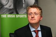 22 May 2008; The Irish Sports Council and the Economic and Social Research Institute launched their new research publication &quot;Sporting Lives: An Analysis of a Lifetime of Irish Sport&quot;. The research report highlights how participation in sport and exercise in Ireland has changed over the decades. Pictured at the press conference was Dr. Pete Lunn, ESRI. Westbury Hotel, Grafton Street, Dublin. Picture credit: Matt Browne / SPORTSFILE