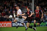 23 May 2008; Derek Glynn, Galway United, in action against Ken Oman, Bohemians. eircom league Premier Division, Bohemians v Galway United, Dalymount Park, Dublin. Picture credit: Ray Lohan / SPORTSFILE *** Local Caption ***