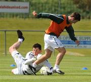 25 May 2008; Republic of Ireland's Wes Houlihan and goalkeeper Dean Westwood during squad training. Gannon Park, Malahide, Dublin. Picture credit: Damien Eagers / SPORTSFILE