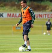 25 May 2008; John O'Shea, Republic of Ireland, during squad training. Gannon Park, Malahide, Dublin. Picture credit: Damien Eagers / SPORTSFILE