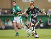 25 May 2008; Gary Gaughan, Sligo, shoots to score his side's first goal. Connacht Senior Football Championship, London v Sligo, Emerald Park, Ruislip, London, England. Photo by Sportsfile