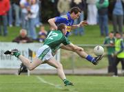 25 May 2008; Robbie Costigan, Tipperary, in action against Seanie Buckley, Limerick. GAA Football Munster Senior Championship Quarter-Final, Limerick v Tipperary, Fitzgerald Park, Fermoy, Co. Cork. Picture credit: Brian Lawless / SPORTSFILE