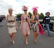 25 May 2008; Sisters, from left, Hazel, Derval and Avril O'Connell, from Killarney, Co. Kerry, at the races. The Curragh Racecourse, Co. Kildare. Picture credit: Rah Lohan/ SPORTSFILE