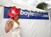 25 May 2008; Jane O'Keeffe, from Kinsale, Co. Cork, at the day's races. The Curragh Racecourse, Co. Kildare. Picture credit: Rah Lohan/ SPORTSFILE