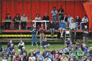 25 May 2008; A general view of the press box during the match. GAA Football Munster Senior Championship Quarter-Final, Limerick v Tipperary, Fitzgerald Park, Fermoy, Co. Cork. Picture credit: Brian Lawless / SPORTSFILE