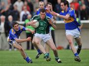 25 May 2008; Ian Ryan, Limerick, in action against Laurence Coskeran, left, and Robbie Costigan, Tipperary. GAA Football Munster Senior Championship Quarter-Final, Limerick v Tipperary, Fitzgerald Park, Fermoy, Co. Cork. Picture credit: Brian Lawless / SPORTSFILE