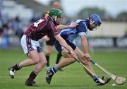 25 May 2008; Stephen Hiney, Dublin, in action against Paddy Dowdall, Westmeath. GAA Hurling Leinster Senior Championship Quarter-Final, Dublin v Westmeath, O'Moore Park, Portlaoise, Co. Laois. Picture credit: Brendan Moran / SPORTSFILE