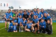 26 April 2015; The Dublin squad celebrate following their side's victory. Allianz Football League, Division 1, Final, Dublin v Cork. Croke Park, Dublin. Picture credit: Ramsey Cardy / SPORTSFILE
