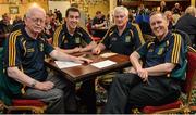 25 April 2015; The CLG Naomh Seosamh, representing Westmeath in the TrÃ¡th na gCeisteanna Boird Pictured from left are, Dick Stokes, Johnny Hannify, Aidan Walsh and CiarÃ¡n Reynolds. All-Ireland ScÃ³r Sinsir Championship Finals 2015. Citywest Hotel, Saggart, Co. Dublin. Picture credit: Piaras O Midheach / SPORTSFILE