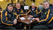 25 April 2015; Millstreet, representing Cork in the TrÃ¡th na gCeisteanna Boird. Pictured from left are, John Tarrant, Liam Flynn, Pat Sheehan and Jery Doody. All-Ireland ScÃ³r Sinsir Championship Finals 2015. Citywest Hotel, Saggart, Co. Dublin. Picture credit: Piaras O Midheach / SPORTSFILE