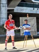 27 April 2015; In attendance at a photocall ahead of the Allianz Hurling League Division 1 Final this weekend are Cork's Lorcan McLoughlin, left, and Waterford's Pauric Mahony. Croke Park, Dublin. Picture credit: Ramsey Cardy / SPORTSFILE