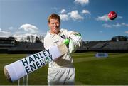 28 April 2015; Kevin O'Brien, Leinster Lightning, in attendance at the launch of the 2015 Hanley Energy Inter-Provincial Series. Malahide Cricket Club, Malahide, Co. Dublin. Picture credit: David Maher / SPORTSFILE
