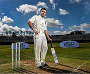 28 April 2015; Stuart Thompson, North West Warriors, in attendance at the launch of the 2015 Hanley Energy Inter-Provincial Series. Malahide Cricket Club, Malahide, Co. Dublin. Picture credit: David Maher / SPORTSFILE