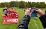 28 April 2015; The Ballyneale N.S., Co. Tipperary, team have their photograph taken. SPAR FAI Primary School 5's Munster Final, Active Ennis Sports & Amenity Park, Lees Road, Ennis, Clare.  Picture credit: Diarmuid Greene / SPORTSFILE