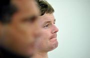 26 May 2008; Brian O'Driscoll at a press conference ahead of Ireland's game against the Barbarians. Ireland rugby squad press conference, Kingsholm, Gloucester, England. Picture credit: Pat Murphy / SPORTSFILE *** Local Caption ***