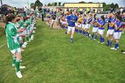25 May 2008; The Tipperary team make their way onto the pitch. GAA Football Munster Senior Championship Quarter-Final, Limerick v Tipperary, Fitzgerald Park, Fermoy, Co. Cork. Picture credit: Brian Lawless / SPORTSFILE