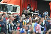 25 May 2008; A general view of the press room. GAA Football Munster Senior Championship Quarter-Final, Limerick v Tipperary, Fitzgerald Park, Fermoy, Co. Cork. Picture credit: Brian Lawless / SPORTSFILE