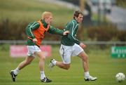 27 May 2008; Republic of Ireland's Daryl Murphy, right, in action against his team-mate Paul McShane during squad training. Republic of Ireland squad training, Gannon Park, Malahide, Co. Dublin. Picture credit: David Maher / SPORTSFILE *** Local Caption ***