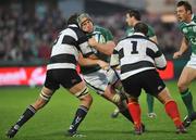 27 May 2008; Bob Casey, Ireland, in action against Ross Skeate, left, and Ollie Le Roux, Barbarians. Representative game, Ireland v Barbarians, Kingsholm, Gloucester, England. Picture credit: Pat Murphy / SPORTSFILE *** Local Caption ***
