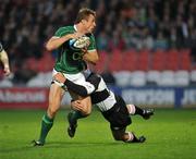 27 May 2008; Tommy Bowe, Ireland, in action against Jaco Pretorius, Barbarians. Representative game, Ireland v Barbarians, Kingsholm, Gloucester, England. Picture credit: Pat Murphy / SPORTSFILE *** Local Caption ***