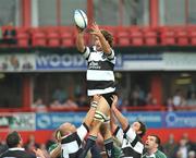27 May 2008; Ross Skeate, Barbarians, wins possession in the lineout. Representative game, Ireland v Barbarians, Kingsholm, Gloucester, England. Picture credit: Pat Murphy / SPORTSFILE *** Local Caption ***