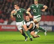 27 May 2008; Shane Jennings, Ireland, in action against Pedrie Wannenburg, Barbarians. Representative game, Ireland v Barbarians, Kingsholm, Gloucester, England. Picture credit: Pat Murphy / SPORTSFILE *** Local Caption ***