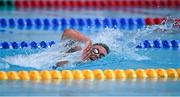 30 April 2015; Grainne Miurphy, New Ross, on her way to winning the final of the women's 800m freestyle event during the 2015 Irish Open Swimming Championships at the National Aquatic Centre, Abbotstown, Dublin. Picture credit: Stephen McCarthy / SPORTSFILE