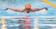 30 April 2015; Clodagh Flood, Tallaght, on her way to winning the 'B' final of the women's 200m butterfly event during the 2015 Irish Open Swimming Championships at the National Aquatic Centre, Abbotstown, Dublin. Picture credit: Stephen McCarthy / SPORTSFILE