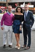 1 May 2015; Georgia Salpa with jockey's Robbie Power,left, and Mark Walsh at Punchestown Racecourse, Punchestown, Co. Kildare. Picture credit: Matt Browne / SPORTSFILE