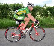 23 May 2008; Stephen Gallagher, An Post sponsored Sean Kelly team, during the race. FBD Insurance Ras 2008 - Stage 6, Skibbereen - Clonmel. Picture credit: Stephen McCarthy / SPORTSFILE