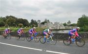 21 May 2008; Pezula riders, from right, Ciaran Power, David O'Loughlin, Cameron Jennings, Derek Burke and Kieran Page lead the peloton on the approach to Adare, Co. Limeirck. FBD Insurance Ras 2008 - Stage 4, Corofin - Tralee. Picture credit: Stephen McCarthy / SPORTSFILE